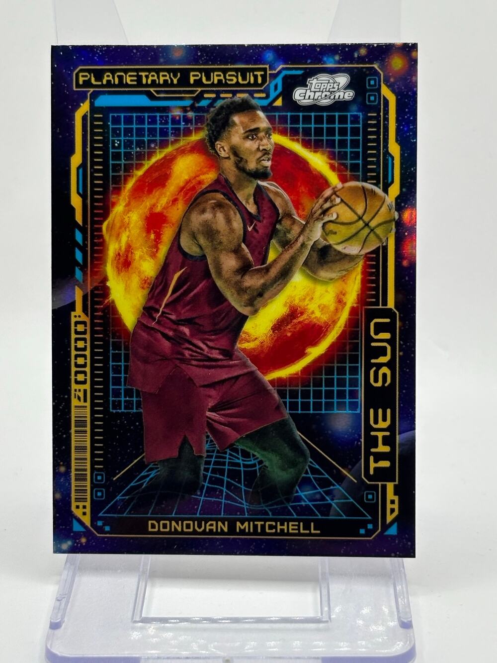 2023-24 Topps Cosmic Chrome Donovan Mitchell Planetary Pursuit Sun SSP Cavaliers